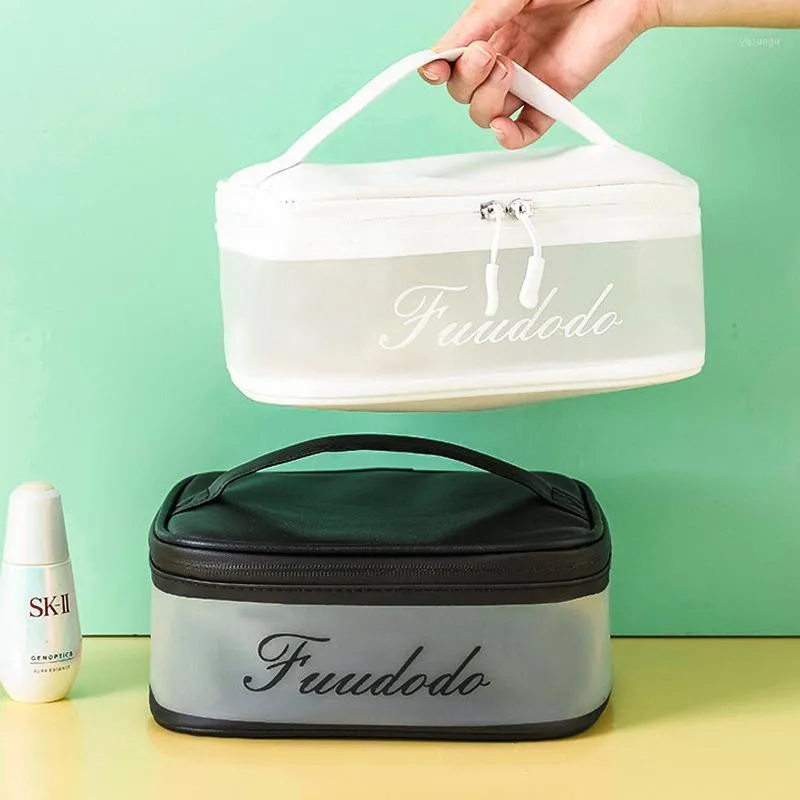 Förvaringspåsar Kvinnor Makeup Portable Travel Home Bag Stora Kapacitet Vattentät Smycken Kosmetisk Multifunktion Tvätt