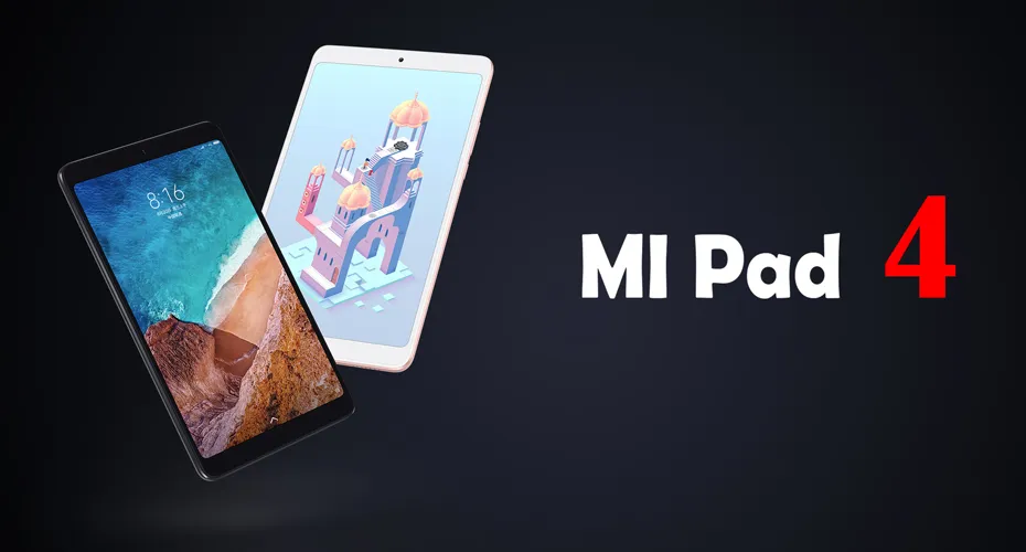 Newest Original Xiaomi Mi Tablets 4 Snapdragon 660 AIE 8`` 1610 Screen Tablet AI Face Identification 13MP Back Camera Mi Pad 4-11