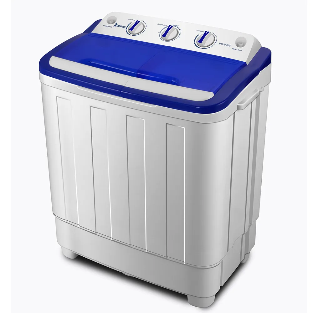 Portable Mini Washing Machines Compact Twin Tub 16Lbs Total Washing