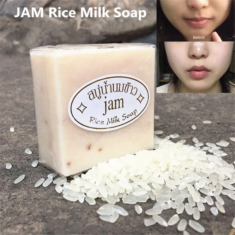 JAM Reisseife, 65 g, handgemachte natürliche Milchseife, Ölkontrolle, Gesichtspflege, Bade- und Duschseife