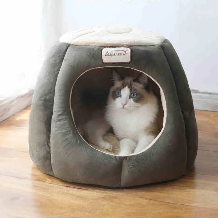 Cat Beds & Furniture Winter Warm Nest Tent Kennel Pet Nest1