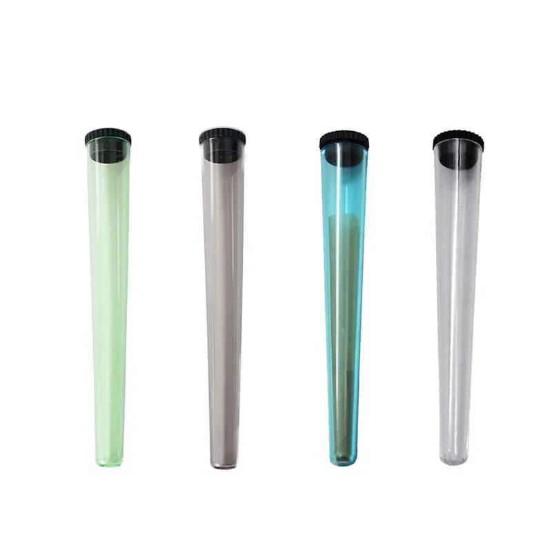 Wholesale Plastic King Size Doob Tube 115 MM Joint Cone Vial Waterproof Airtight Smell Proof Rolling Paper Smoking Storage Sealing