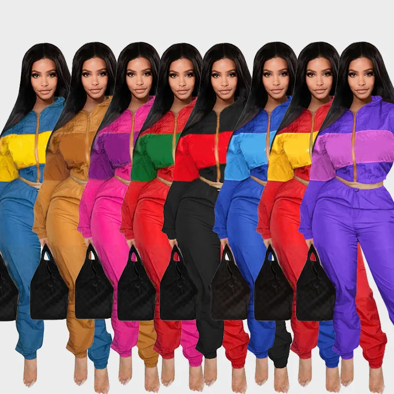 Mulheres Roupas 2 Duas Peças Mulher Conjunto Outfits Mulheres Suor de Suor Plus Size Jogging Sport Suit Soft Manga Longa Trackswear