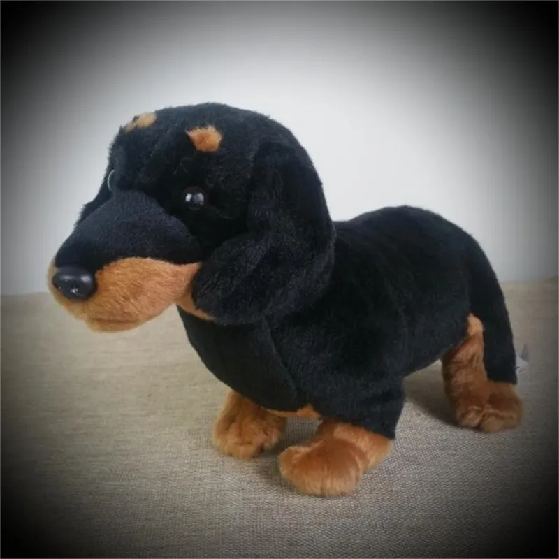 China Zoo Toys Bassotto Cane Farcito Peluche Morbido Peluche Giocattolo 12  Nero Marrone Nuovo 201222 Da 33,29 €