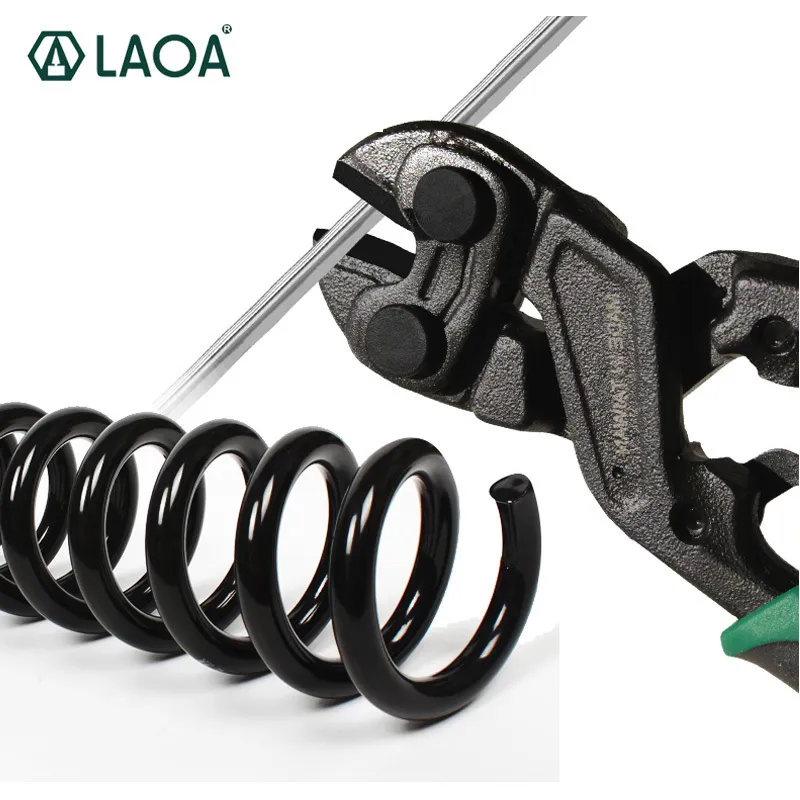 Laoa 8 "Bolt Clipper Cr-Mo Steel Wire Cutters Arbetsbesparing Trådtänger Round Nose Sax Y200321