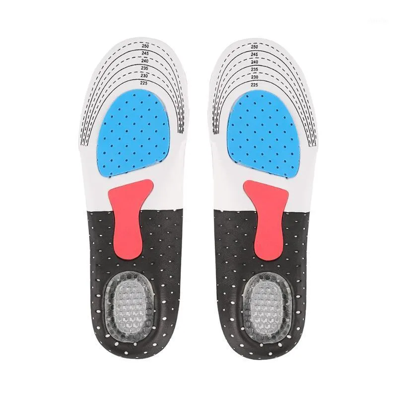 Ortopédico Pé Suporte Arco Esporte Sapato Pad Running Gel Insoles Inserir Almofada Palmilha Sneakers Almofada Suor-Absorção Flash Flash Secagem1