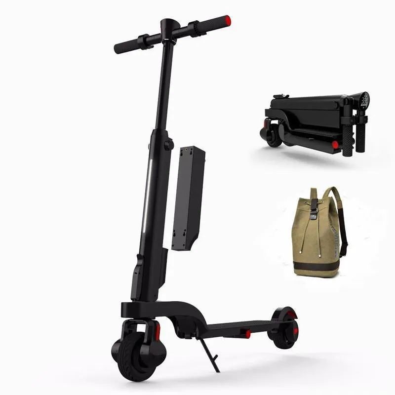 X6 Electric Kick Scooter 250W عجلتان من طرازات الصدمات الكهربائية امتصاص الصدمات/التعليق المحمول 36 فولت للبالغين