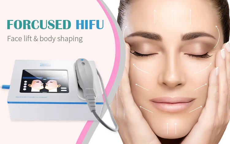 2019 Portable Mini Cost-effective Technology 2D 3D Hifu focused ultrasound Machine For wrinkle removal