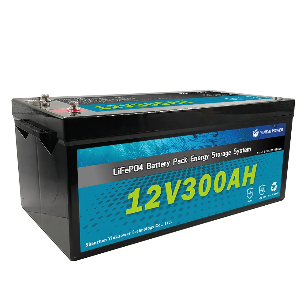 Batterie lithium-ion 12v 300ah avec cycle profond 12v tension lifepo4 batterie pour systèmes solaires source d'énergie éolienne