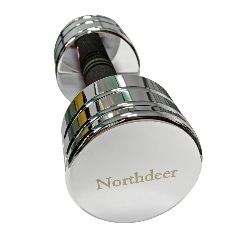 Northdeer Steel Dummbells Ultracompact Chrome Dumbbell مجموعة مع مقابض الرغوة 10 رطل 20 رطل زوج صالة رياضية التمرينات الرياضية