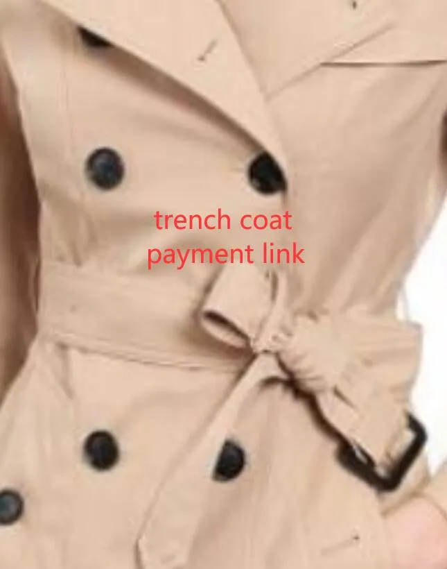 ¡Hot Classic! Mujeres Moda Inglaterra Media Larga Trench Coat / Diseño de marca de alta calidad Doble Breasted Bronch Abrigo / Tamaño de tela de algodón S-XXL 5 Colores