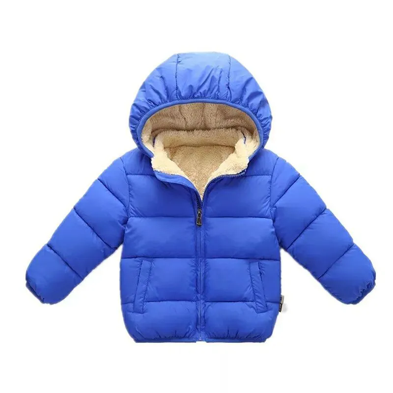 Winter Children's Cotton Clothes Boys Cotton Jacket Children's Autumn Jacket Girls Thick Coat Short Jacket Children's Clothing LJ201128