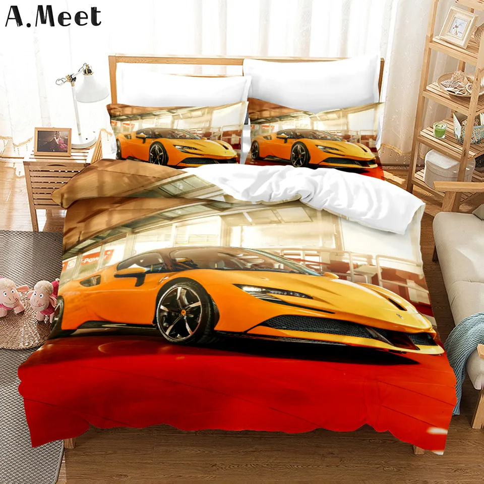 Copripiumino Auto Bambini Trapunta Set Di Biancheria Da Letto Auto 3D Set  Di Biancheria Da Letto Queen Size Auto Sport Singolo KidsBed Set Twin Boy  Quilt Covers 201210 Da 43,74 €