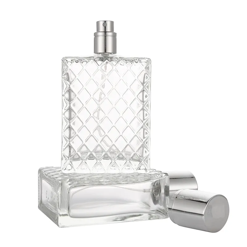 Przezroczysty szklany mgły Atomizer Przenośny kwadratowy napełnienie pusty olejki z perfumami spray butelka podróżna Butelka zapachowa V5