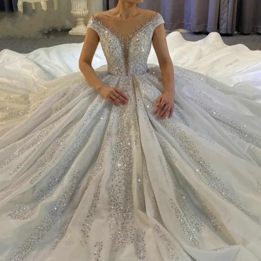 Wedding White Silver Dress Bridal Gown Luxury A Line Lace Wedding Dress Illusion V Neck Beading Pearls Crystal Embellished Wedding Dress From Donnaweddingdress12, Wedding White Silver Dress Bridal Gown Luxury A Line Lace Wedding Dress Illusion V Neck Beading Pearls Crystal Embellished Wedding Dress From Donnaweddingdress12,