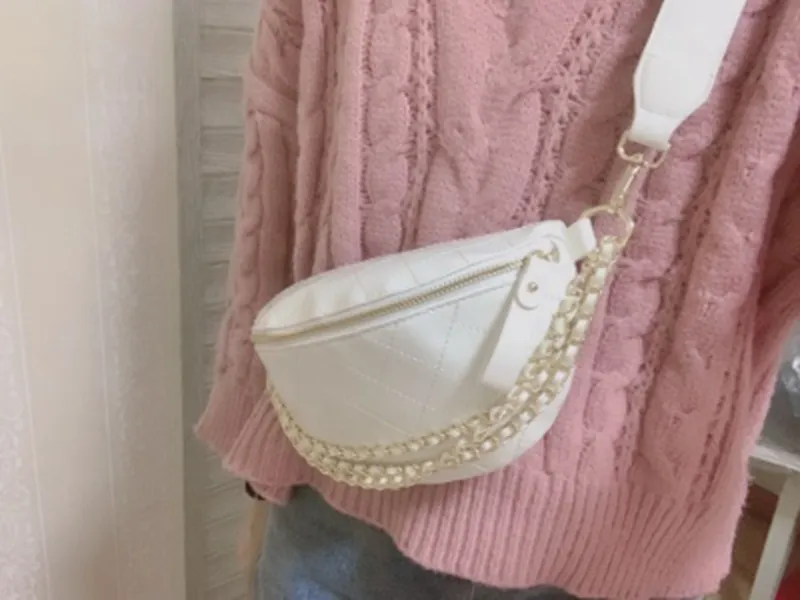 HBP crossbody väska sadelväska handväskor förföljer nya designers väskor premium textur mode populära axelväska rutig kedja casual