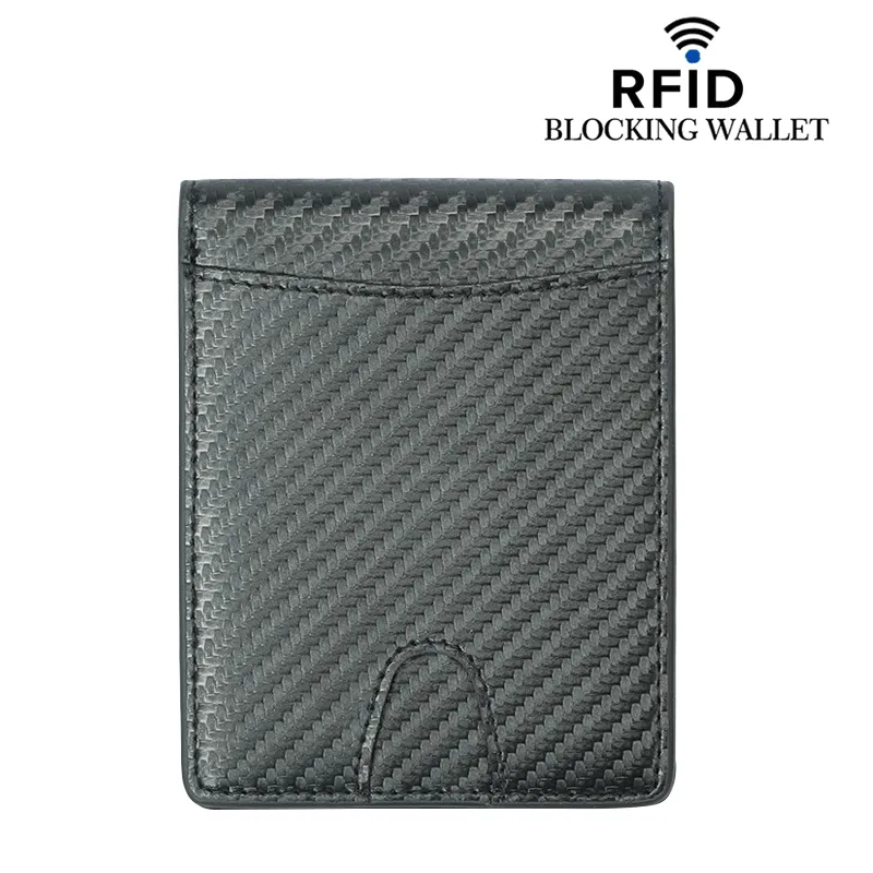 Men Wallet Multifunction Anti-theft Brush Thin Slim Coin Purse Bifold Billfold Multi Slotsr Male Clutch Bag