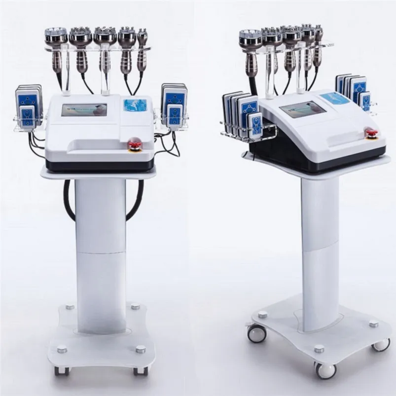 6 Em 1 RF Rádio Equipamento Frequência Vácuo Lipo Laser Slimming