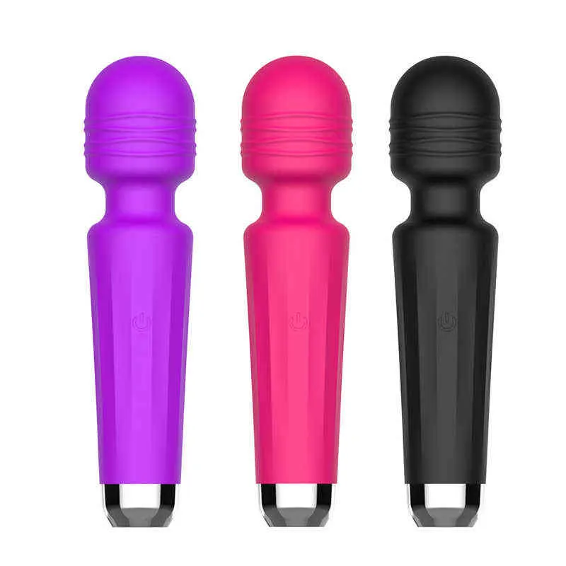 Nxy Vibrators USB аккумуляторная большая мастурбация AV палка женский взрослый вибратор секс игрушки для женщины 0107