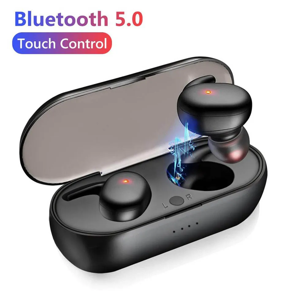 Y30 TWS Наушники Bluetooth 5.0 Беспроводная встроенная шумоподавление 3D Стерео сенсорное управление спортивные наушники для мобильного телефона iOS Android