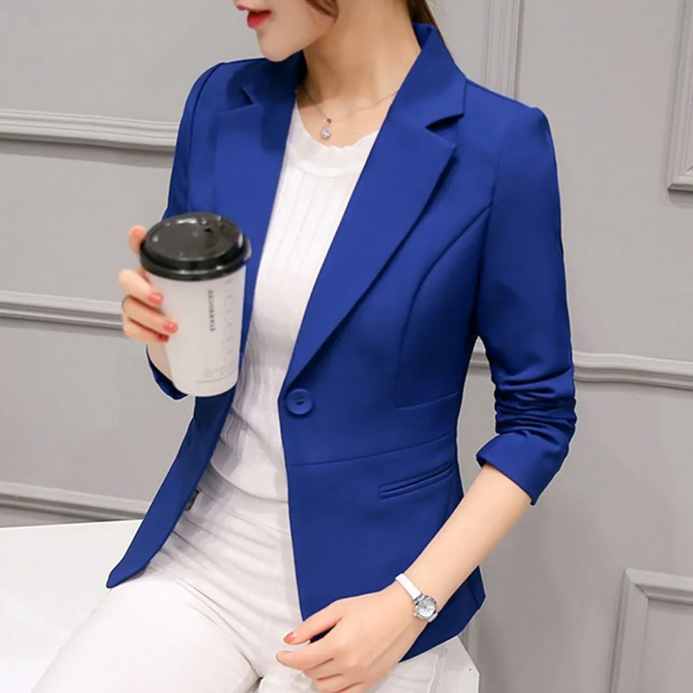Women Slim Fit Casual Ladies Blazer Fabala Business Suit Outwear
