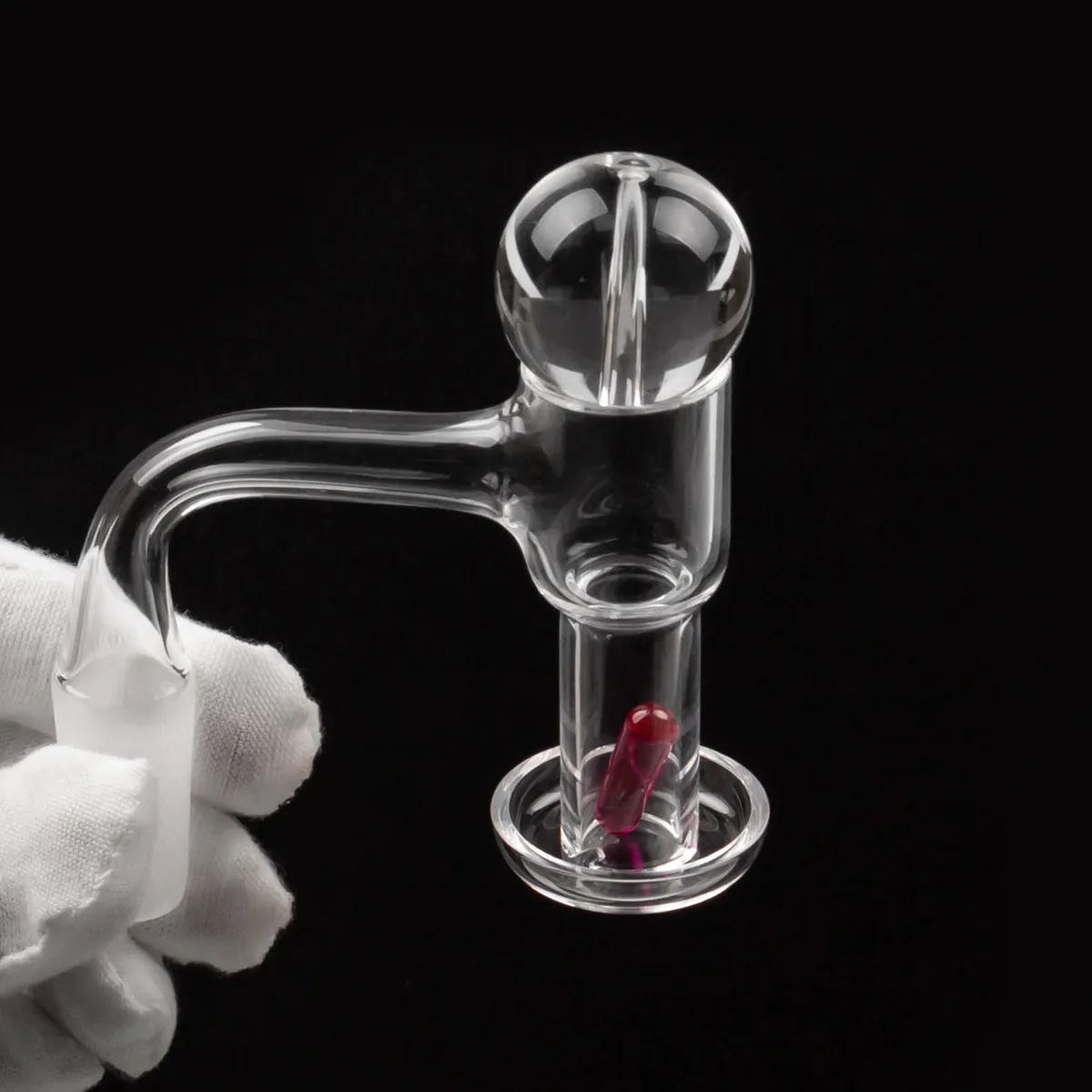 Tam Kaynak Eğimli Kenar Terp Slurpers Quartz Banger 10mm 14mm 18mm Cam Su Bongs için Sigara Çivileri