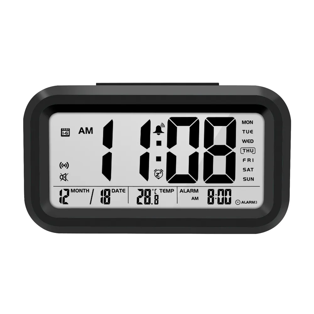 Sprechende Uhr, Sprechzeit Und Temperatur, Digitaler Schlummerwecker Mit  Thermometer, Kalender Hintergrundbeleuchtung 201222 Von 20,96 €