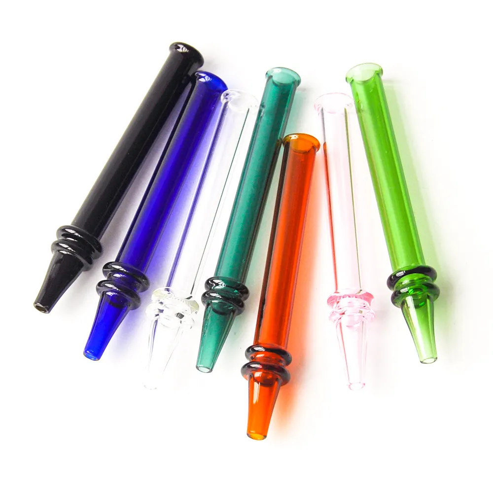 Colorful Glass Pipe Pen Style Mini Nectar Collector Straight Tube Glass  Bongs Smoking Accessories Dab Straw Dab Rig From Smoking_and_fly, $2.02