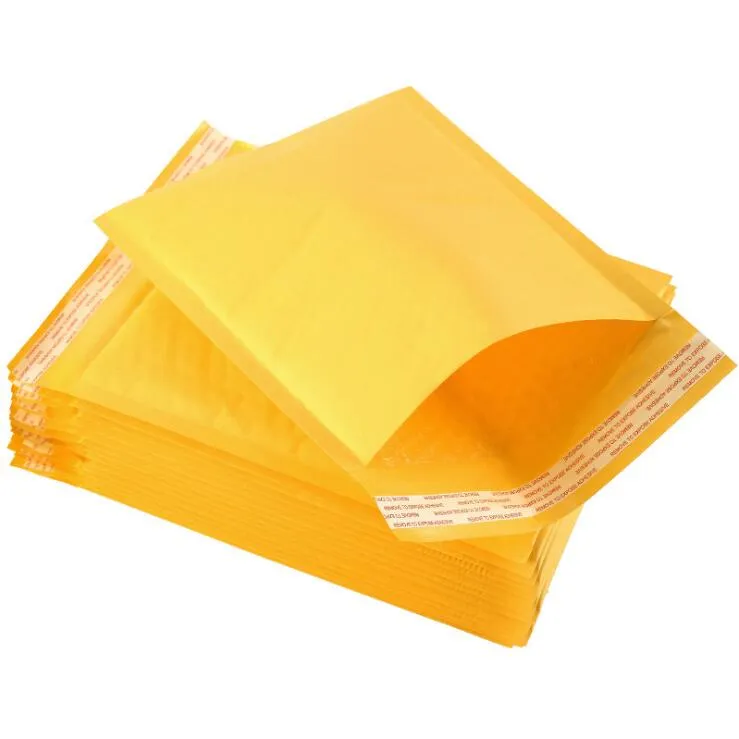 Wholesale Yellow Bubble Envelope Bubble Wrap Mailing Bags PE Mailer Pad