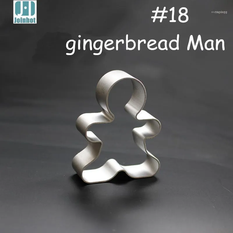 Bakgebakgereedschap Groothandel- 2022 Ginger Bread Men Aluminium Aluminium Ally Biscuit Mold/Fruit/Vegetable/Toast Cutter Christmas Series1