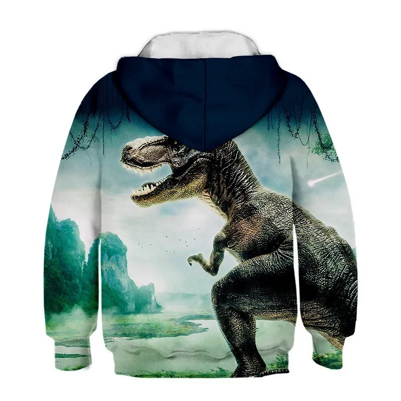 Felpa con sales cappuccio dinosauro