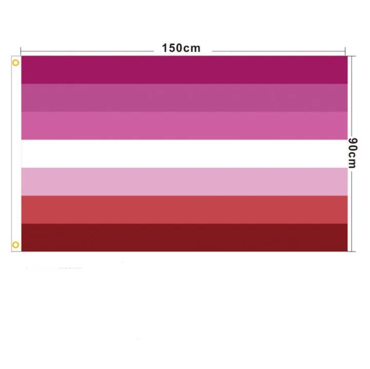Rainbow Flag Banner 3x5fts 90x150cm LGBT Pride Trans Transgender Flag Lesbian Gay Bisexual Pansexual Ready SN4854