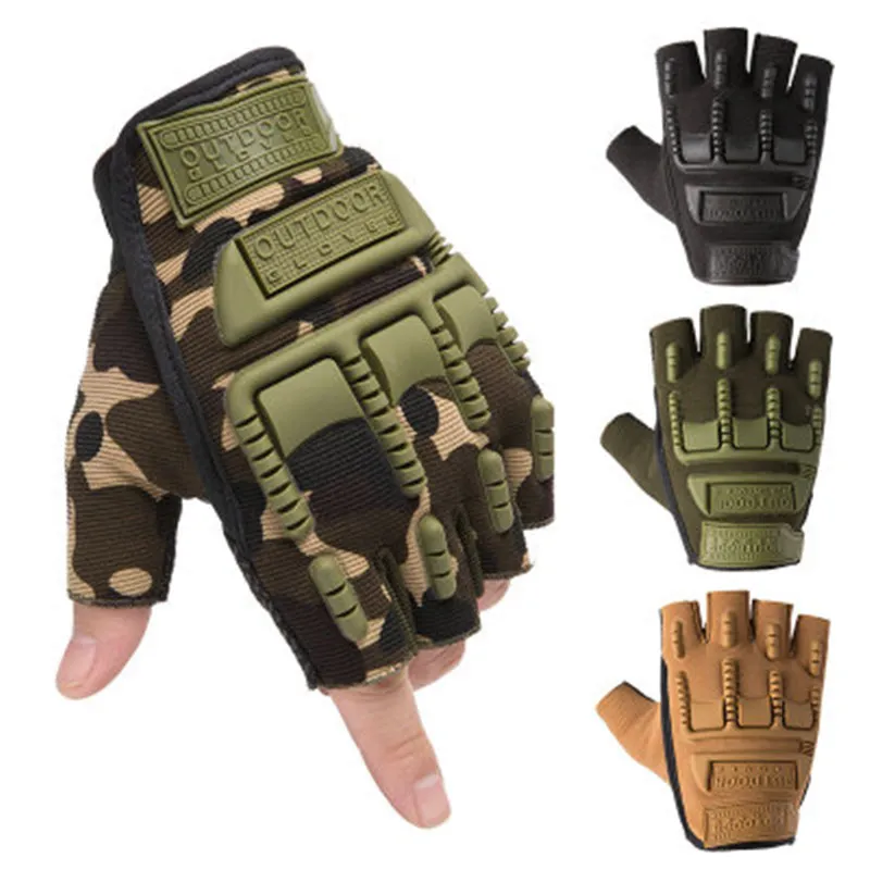 Gants Tactiques Sans Doigts Militaire Taille XL | Vert | Hycoprot | Neuf Avec étiquettes