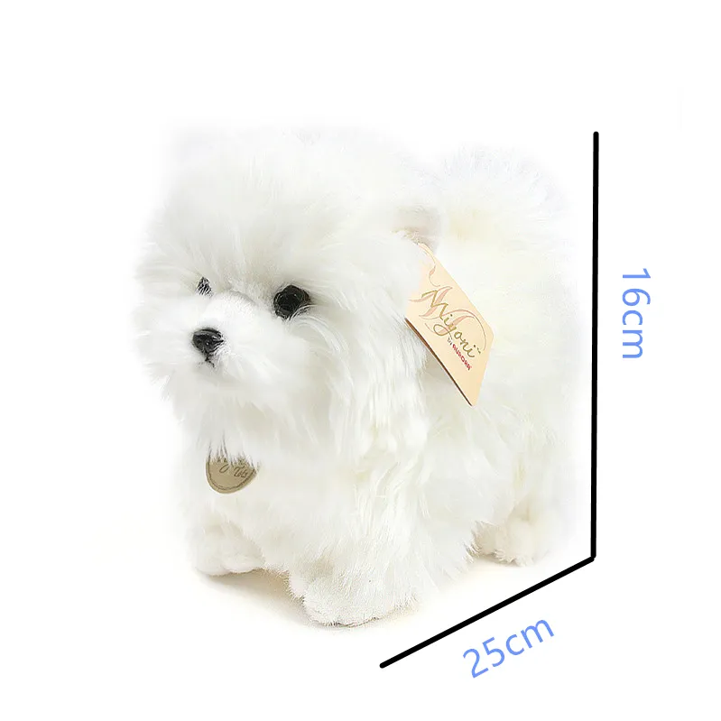 Aurora Plush Pom Dog Doll Long Pomeranian, Bichon, Frise, And Poodle Dogs  Cute Simulation Pets For Kids Funny Pet Christmas Ornaments LJ201126 From  Cong05, $15.41