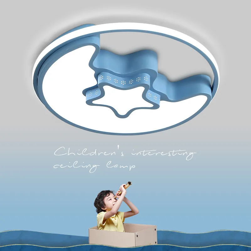 配送設置無料 モダンなledの天井ライトクリエイティブなアルミニウムledスター月ムーン子供用ランプは子供用ルームスタディ室の備品90 260v 廃盤取寄約35日間 ライト 照明 屋内照明 Viskasprekybai Lt