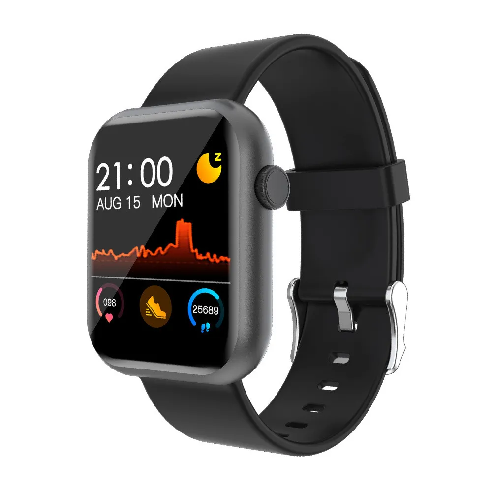 Bluetooth Android Akıllı İzle Erkekler Kadın Tam Smartwatch Dahili Oyun IP67 IOS TELEFONU için Su Geçirmez Kalp Hızı Uyku Monitör