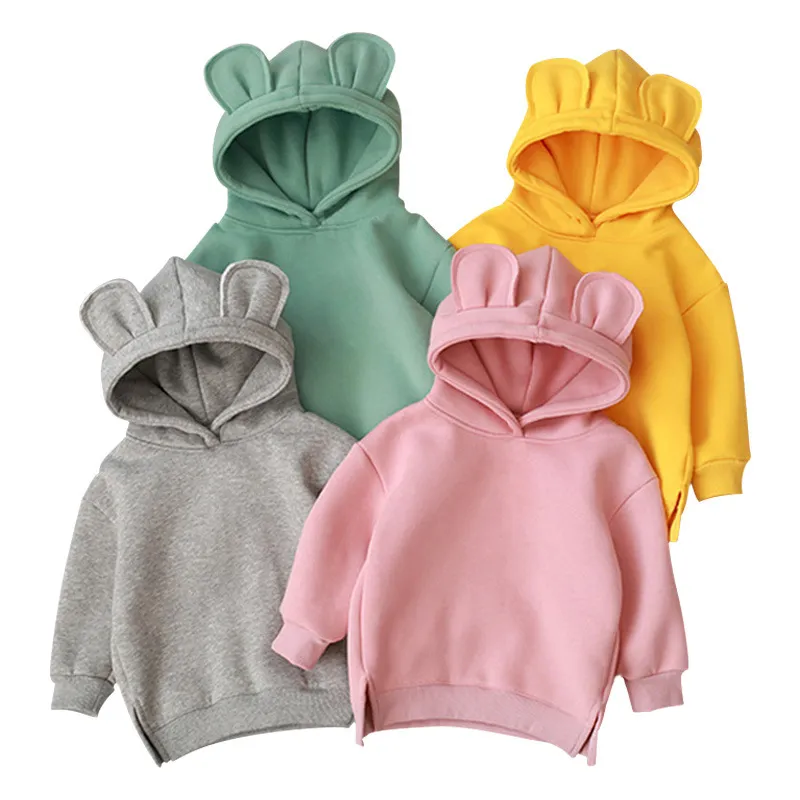 Infant Baby Boys Girls Clothes Children Kids Clothing Hooded Shirt Cute Cotton Coat Warm Long Sleeve Jacket for girls