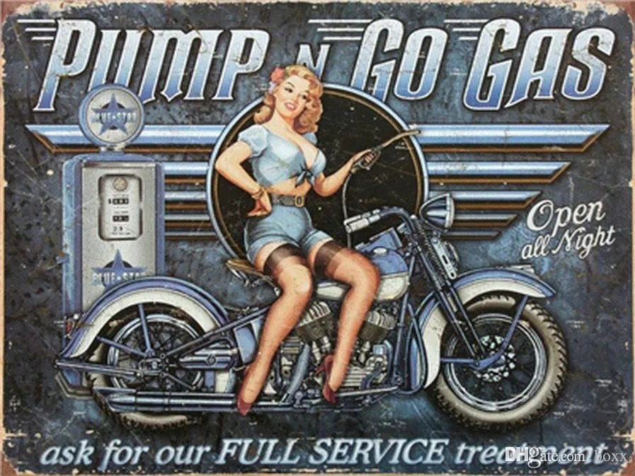 Dads Garage Vintage Metal Tin Signs Decorative Wall Plates For