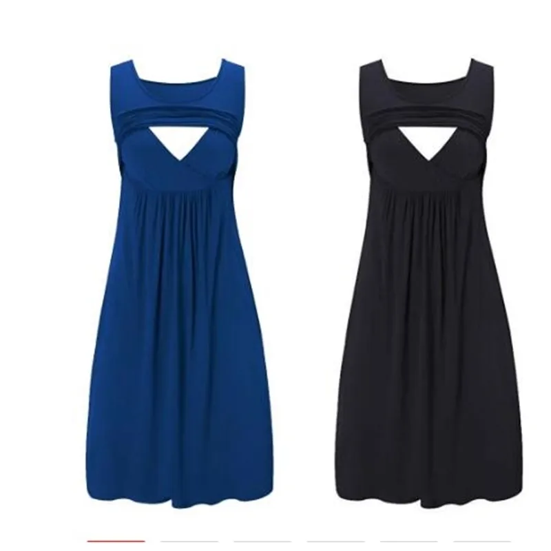 Полосатые платья для беременных | Одежда для беременных женщин, туника для ухода, летнее платье для беременных LJ201114