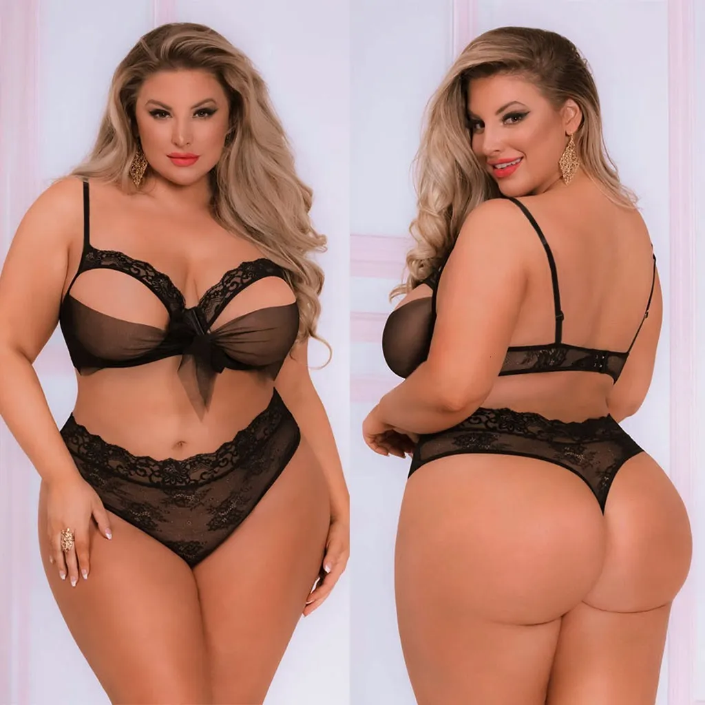 Hottest Plus Size See Through Lingerie