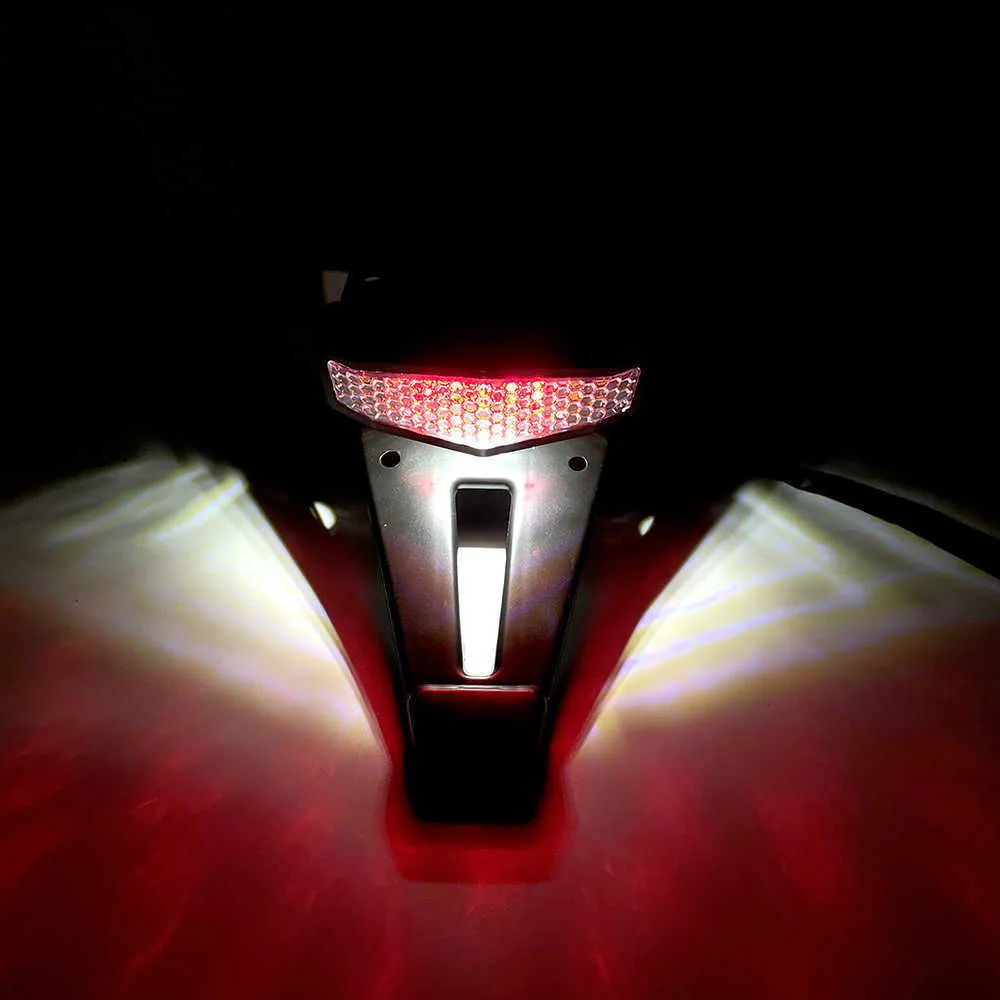 1 Coppia LED Coda Luci Quadrate Freno Fanale Rosso Bianco Ambra per