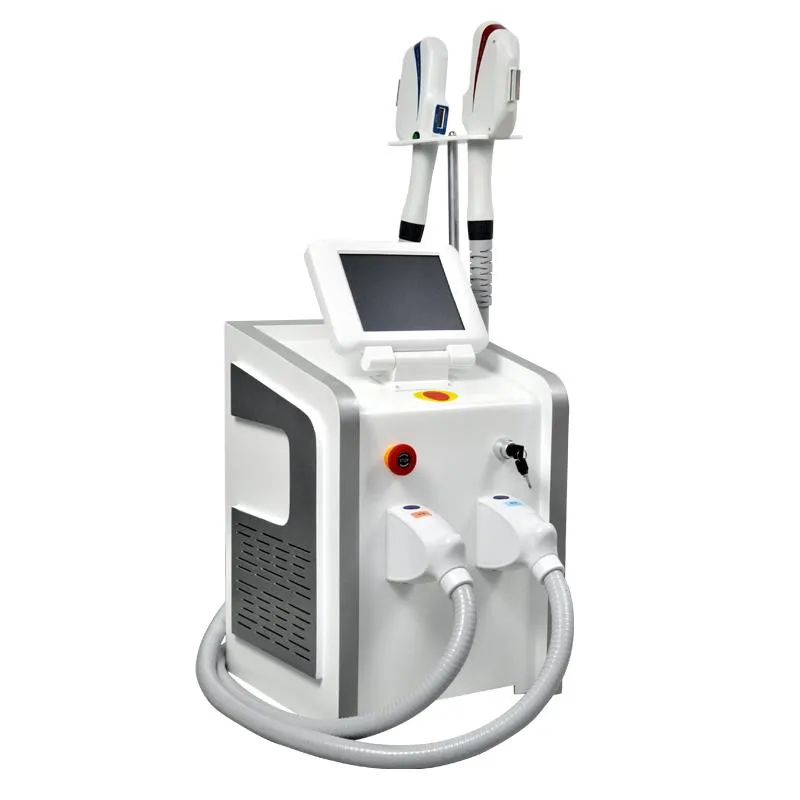 Portable DPL acne removal IPL machine double treatment head instrument hair removal beauty equipment