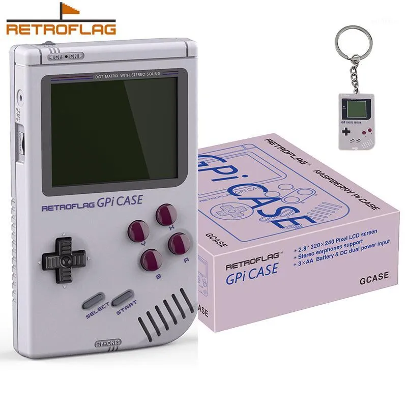 Joueurs de jeu portables Retroflag GPi CASE pour Raspberry Pi Zero et W avec arrêt sécurisé1