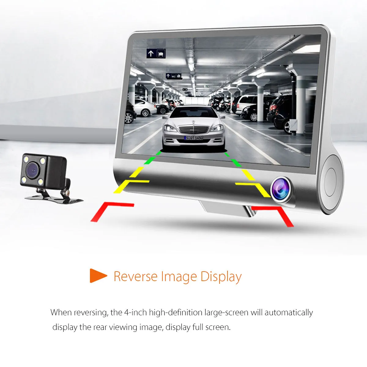 2021 New 4 0 Car DVR Camera car cameras Dual Lens with Rear view Registrar three camera Night vision car dvrs Video dashcam 282f