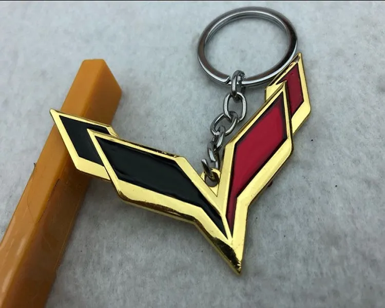 Personalized corvette keychain discount