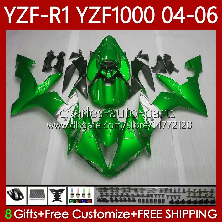Verkleidungsset für Yamaha YZF-R1 YZF R 1 1000 CC YZF1000 YZFR1 04 05 06 Karosserie 89Nr