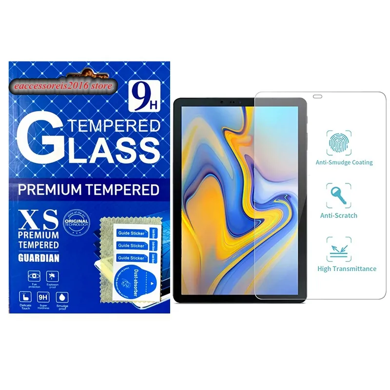 För Samsung Tab Active Pro 10.1 (2019) S3 9.7 (2017) S4 10.5 (2018) Tabell Aktiv 3 9.7 (2017) Klar tablettskärmsskyddsglas 9h