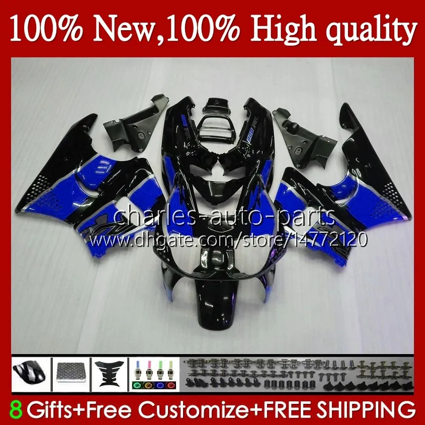 Kropp för Honda CBR 893RR 900RR Blue Black New CBR900 CBR893 900 893 CC RR 95HC.11 CBR900RR 1994 1995 1996 1997 CBR893RR 94 95 96 97 Fairings