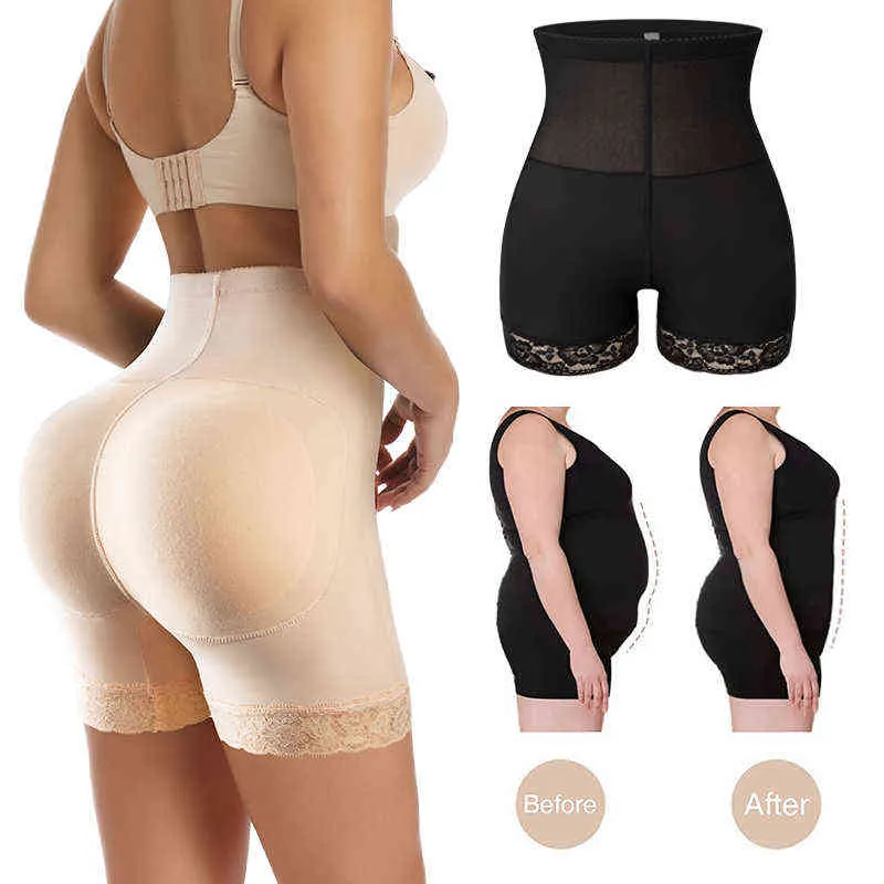 Women Seamless High Waist Tummy Control Push Up Panties Butt Lifter  Shapewear Waist Trainer Slimming Body Shaper Underwear Y220311 From  Mengqiqi04, $21.27