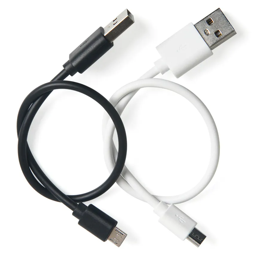 25 cm short USB Tipo C Cabos V8 Micro Data Line Sync 2A Carregamento rápido para Xiaomi Samsung S8 Smartphone